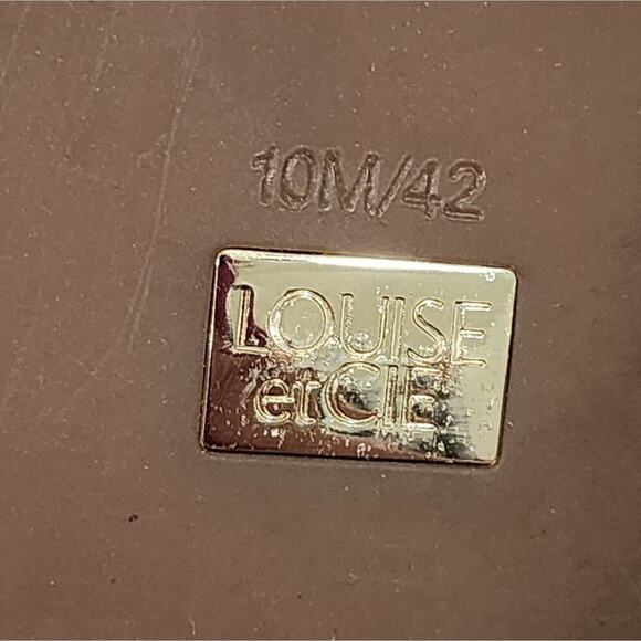 Louise Et Cie Paley Snakeskin Platform Wedge Espadrille Sandals size 42 10 us - Picture 14 of 14